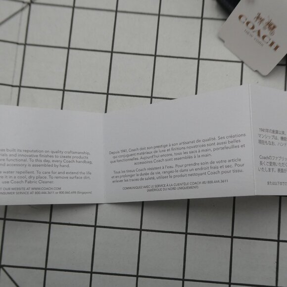 Coach Wristlet Purse - IM/Khaki/Midnight - Picture 7 of 12